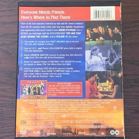 The Best of FRIENDS Volumes 3 and 4 DVDs - Picture 8 of 12
